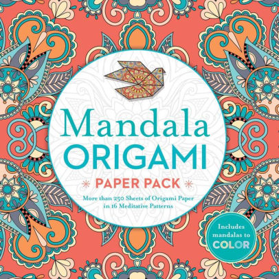 Mandala Origami Paper Pack More Than 250 Sheets Of Origami Paper In 16 Meditative Patternspaperback