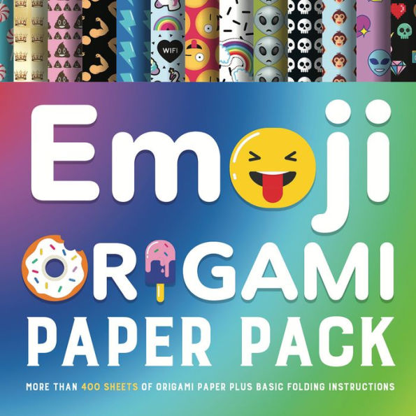 Emoji Origami Paper Pack: More than 400 Sheets of Origami Paper Plus Basic Folding Instructions