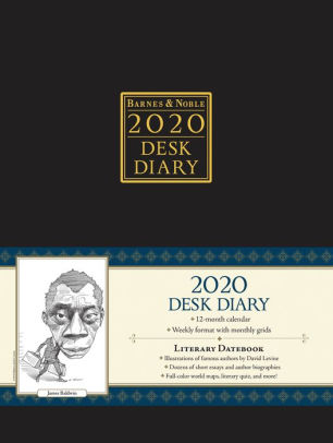 2020 Barnes Noble Softcover Desk Diary By David Levine Peter