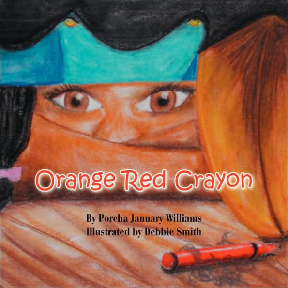 Orange Red Crayon