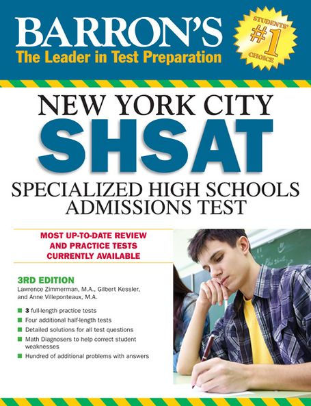 Barron's New York City SHSAT: Specialized High Schools Admissions Test