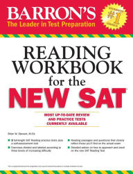 Title: Barron's Reading Workbook for the NEW SAT, Author: Brian W. Stewart M.Ed.