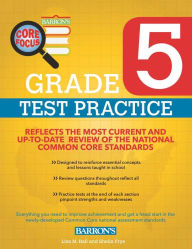 Title: Barron's Core Focus: Grade 5 Test Practice for Common Core, Author: Lisa M. Hall