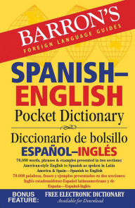 Title: Spanish-English Pocket Dictionary: 70,000 words, phrases & examples, Author: Barrons Educational Series