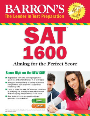 Barrons Sat 1600 6th Edition With Bonus Online Testspaperback - 