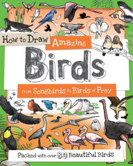 Title: How to Draw Amazing Birds: From Songbirds to Birds of Prey, Author: Paul Calver