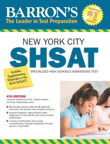 Barron's SHSAT: New York City Specialized High Schools Admissions Test