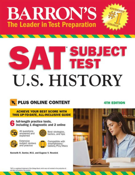 SAT Subject Test U.S. History with Online Tests