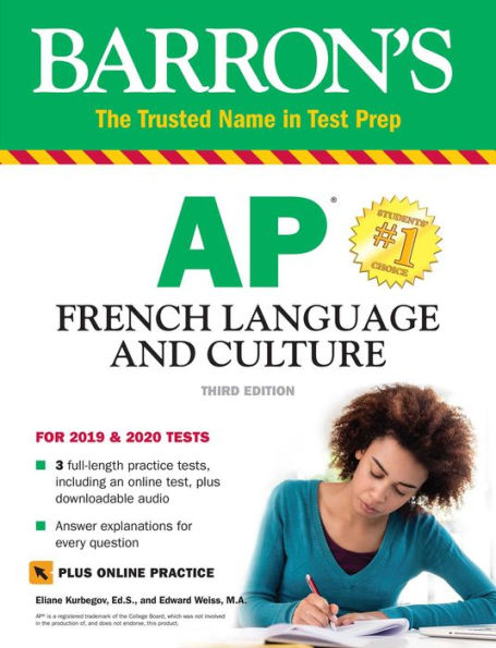 AP French Language and Culture with Online Practice Tests & Audio