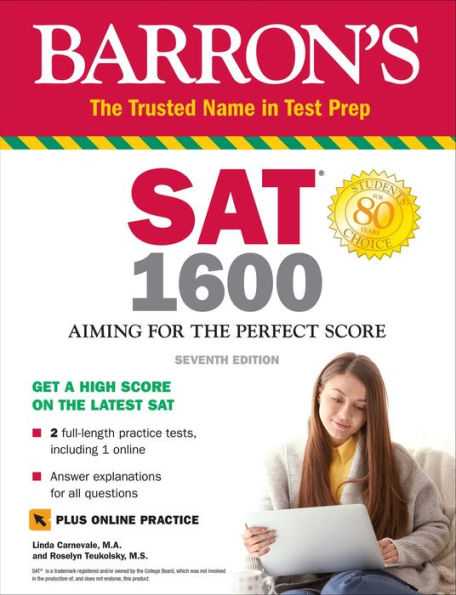 SAT 1600 with Online Test: Aiming for the Perfect Score