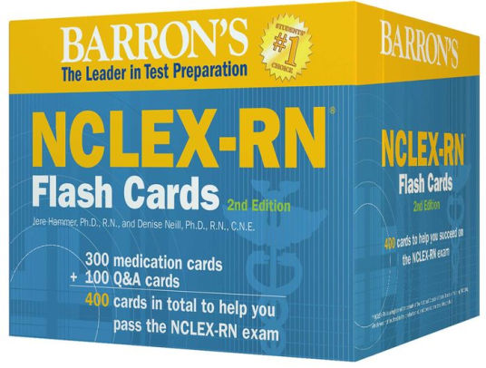 Barrons Nclex Rn Flash Cards 2nd Editionother Format - 