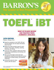 E book downloads for free Barron's TOEFL iBT with MP3 audio CD 15th Edition