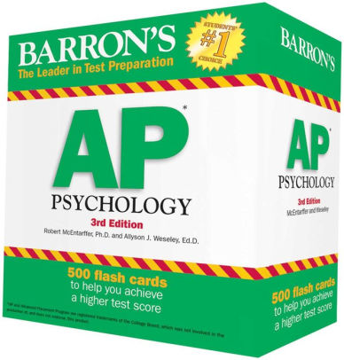 Barron S Ap Psychology Flash Cards 3rd Edition Other Format