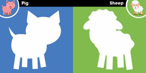 First Sticker Art: Farm Animals: Use Stickers to Create 20 Cute Farm Animals