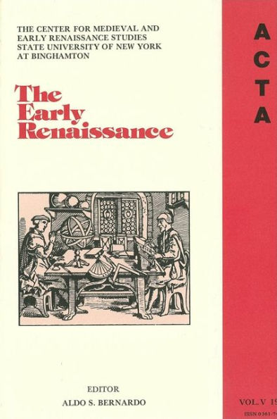 ACTA Volume #5: The Early Renaissance