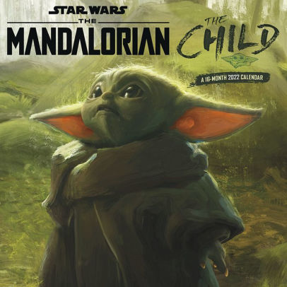 Photo 1 of 2022 Star Wars Mandalorian - The Child Wall Calendar