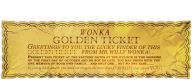 Title: Willy Wonka Golden Ticket Bookmark