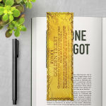 Alternative view 2 of Willy Wonka Golden Ticket Bookmark