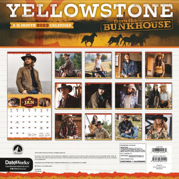 2023 Yellowstone Wall Calendar by Trends International Barnes & Noble®