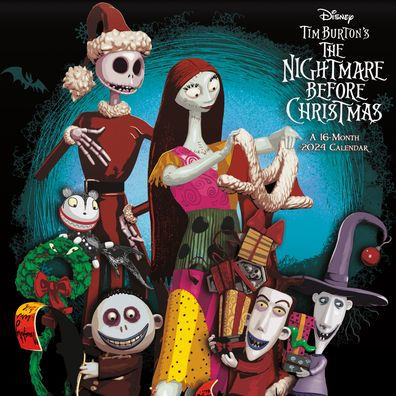 2024 Nightmare Before Christmas Wall Calendar