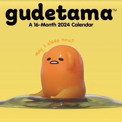2024 Gudetama Wall Calendar