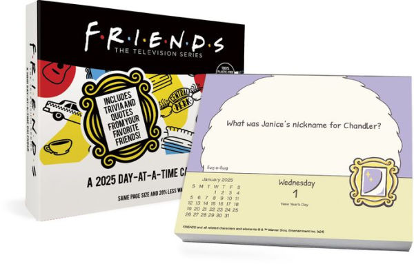 2025 Friends Boxed Calendar