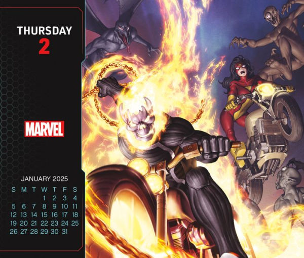 2025 History of Marvel Boxed Calendar