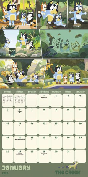 2025 Bluey Wall Calendar