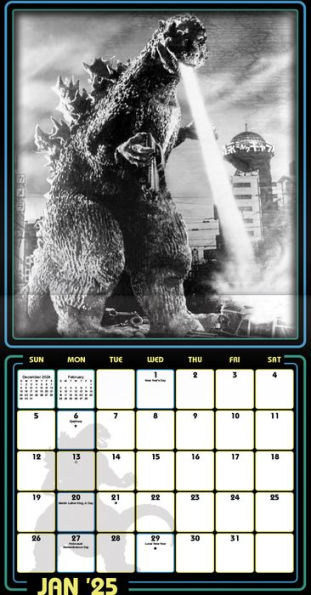 2025 Godzilla Wall Calendar