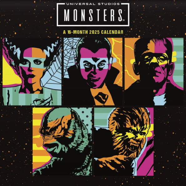2025 Universal Monsters Wall Calendar