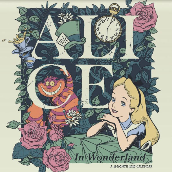 2025 Alice in Wonderland Wall Calendar