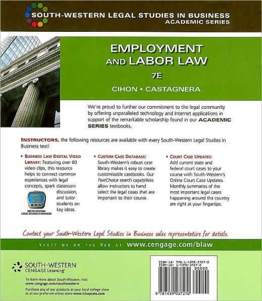 Employment and Labor Law / Edition 7