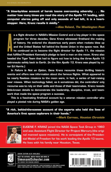 Failure Is Not an Option: Mission Control From Mercury to Apollo 13 and Beyond