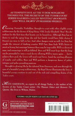 Secrets of the Tudor Court: By Royal Decree by Kate Emerson, Paperback ...