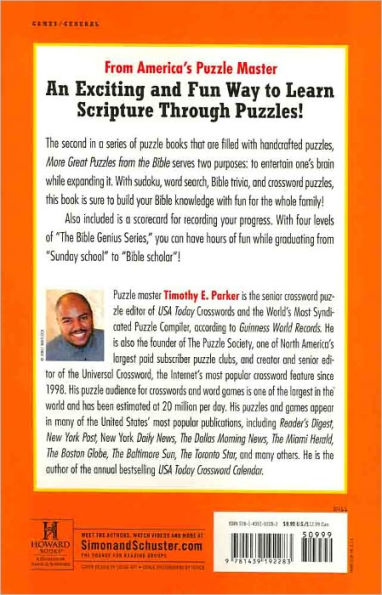 More Great Puzzles from the Bible: Including Crosswords, Word Search, Trivia, and More