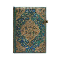 Paperblanks Turquoise Chronicles Hardcover Journals Midi 240 pg Lined