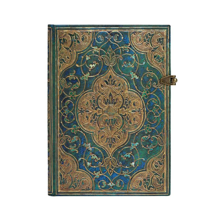 Paperblanks Turquoise Chronicles Hardcover Journals Midi 240 pg Lined