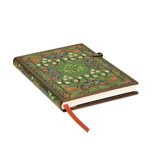 Paperblanks Poetry in Bloom Hardcover MIDI Lined Clasp Closure 144 Pg 120 GSM