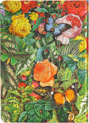 Nanny/'s Garden Natural Slate Plaque Butterfly and Flowers Design 13x17cm