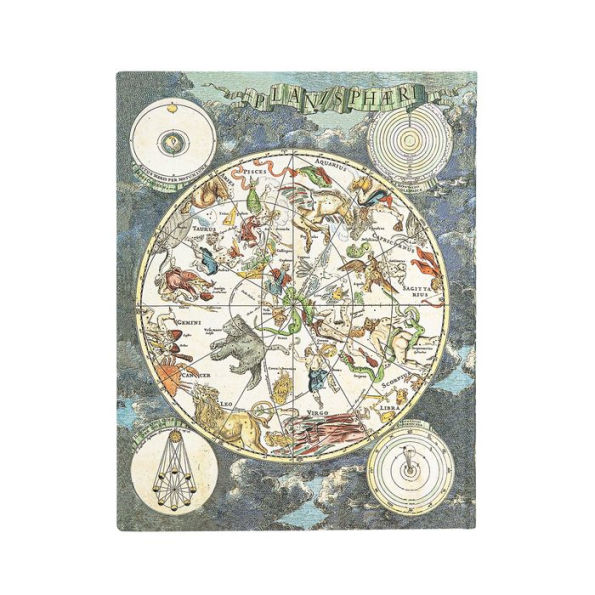 Paperblanks Celestial Planisphere Softcover Flexis Ultra 176 pg Lined