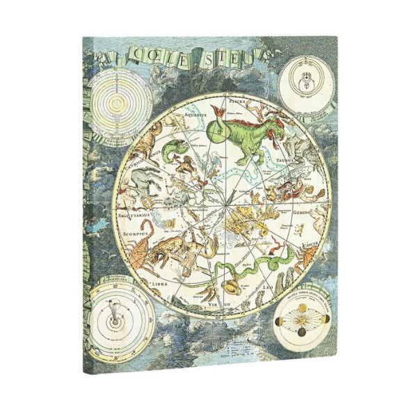 Paperblanks Celestial Planisphere Softcover Flexis Ultra 176 pg Lined