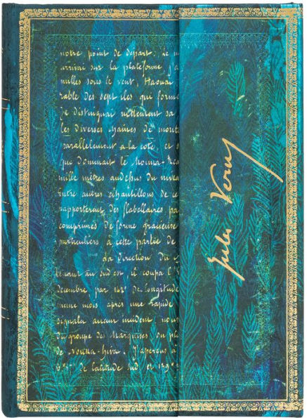 Paperblanks Verne, Twenty Thousand Leagues Hardcover Journals Midi 144 pg Lined