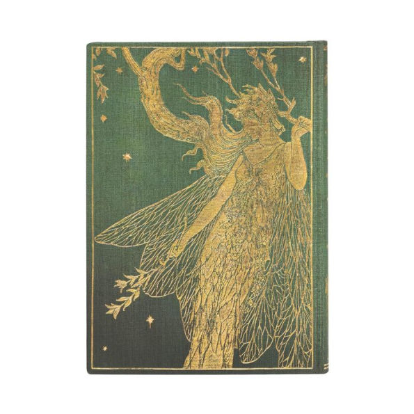 Paperblanks Olive Fairy Hardcover Journals Midi 144 pg Lined