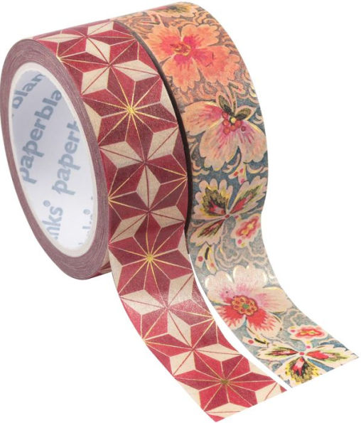 Paperblanks Hishi/Filigree Floral Ivory Pack of 2 Rolls of Washi Tape