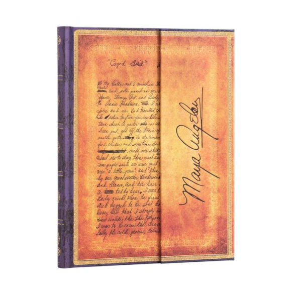 Paperblanks Angelou, I Know Why The Caged Bird Sings Ultra Lined Hardcover Journal