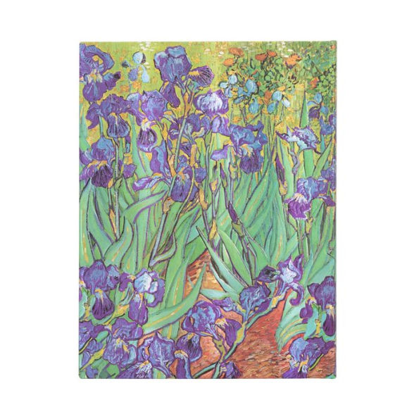 Paperblanks Van Gogh's Irises Hardcover Ultra Lined Elastic Band Closure 144 Pg 120 GSM