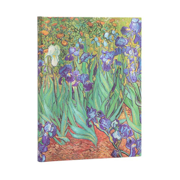 Paperblanks Van Gogh's Irises Hardcover Ultra Lined Elastic Band Closure 144 Pg 120 GSM