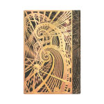 Alternative view 2 of Chanin Spiral New York Deco Mini Address Book Elastic Band Closure