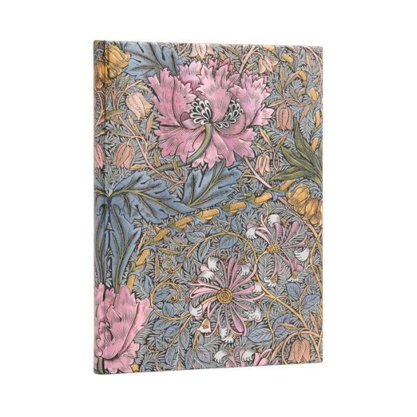 William Morris Pink Honeysuckle Hardcover Ultra Journal