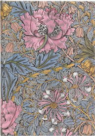 Title: Morris Pink Honeysuckle Hardcover Journals Midi 144 pg Lined William Morris